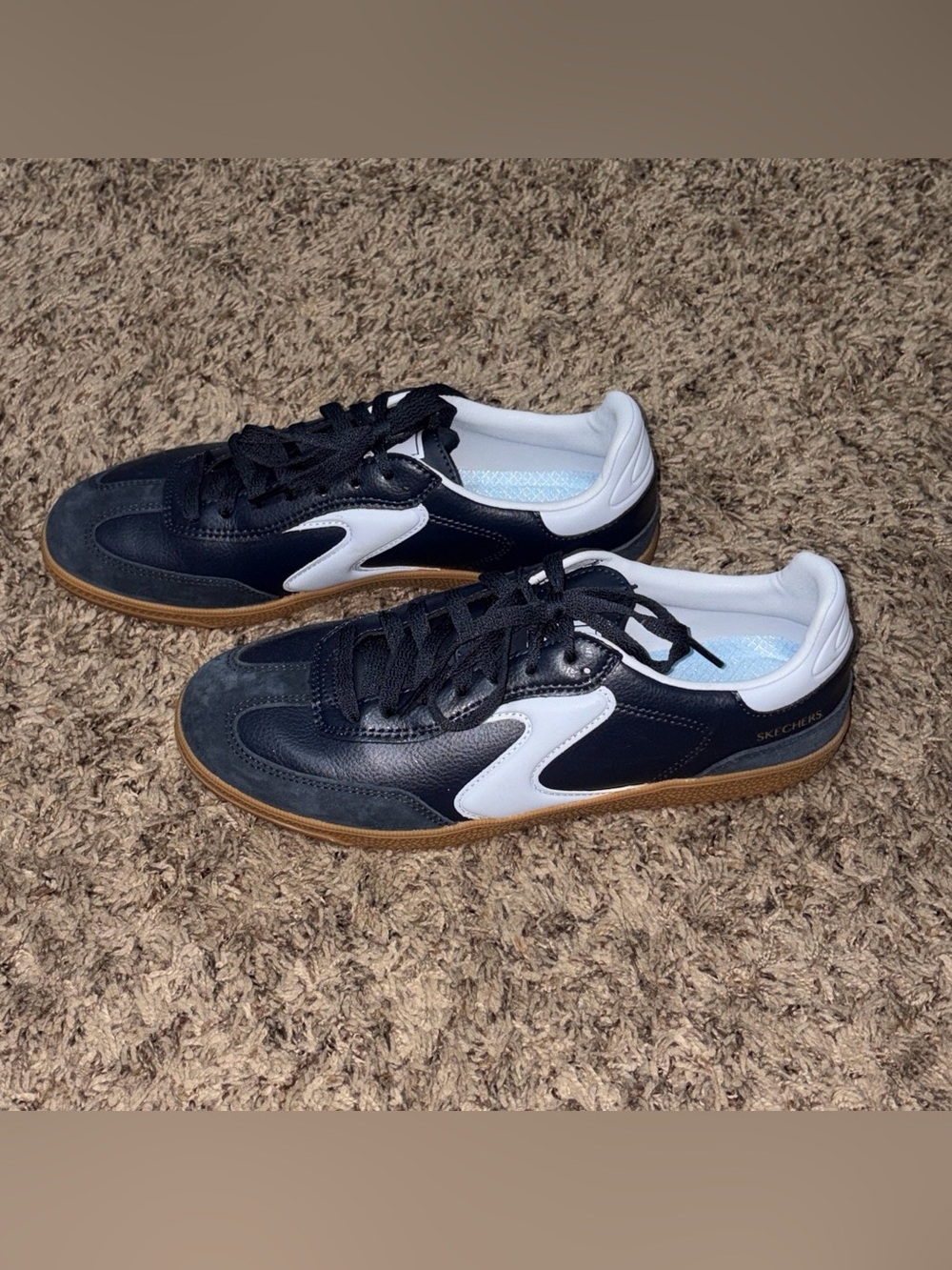 Skechers Size 9 Hotshot Sneakers Navy Blue